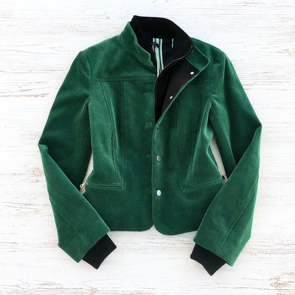 Elie Tahari Jackets & Blazers - Elie Tahari corduroy moto jacket